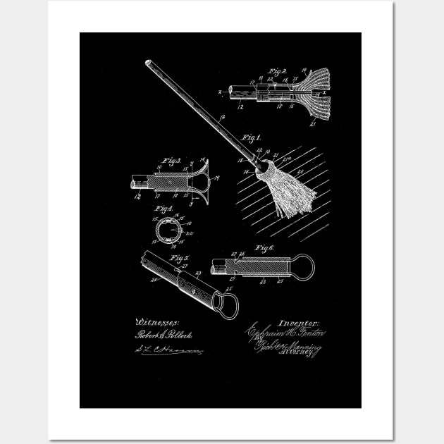 Mop Vintage Patent Drawing Wall Art by TheYoungDesigns